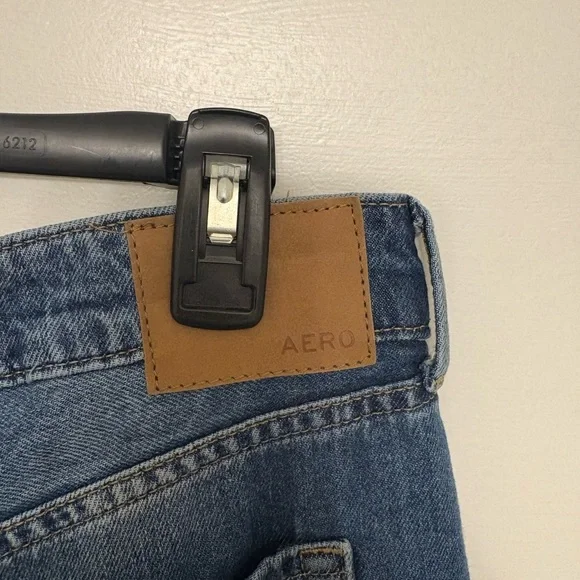 Aeropostale High Rise Wide Leg Jeans Women’s Size 8 100% Cotton - Picture 4 of 7